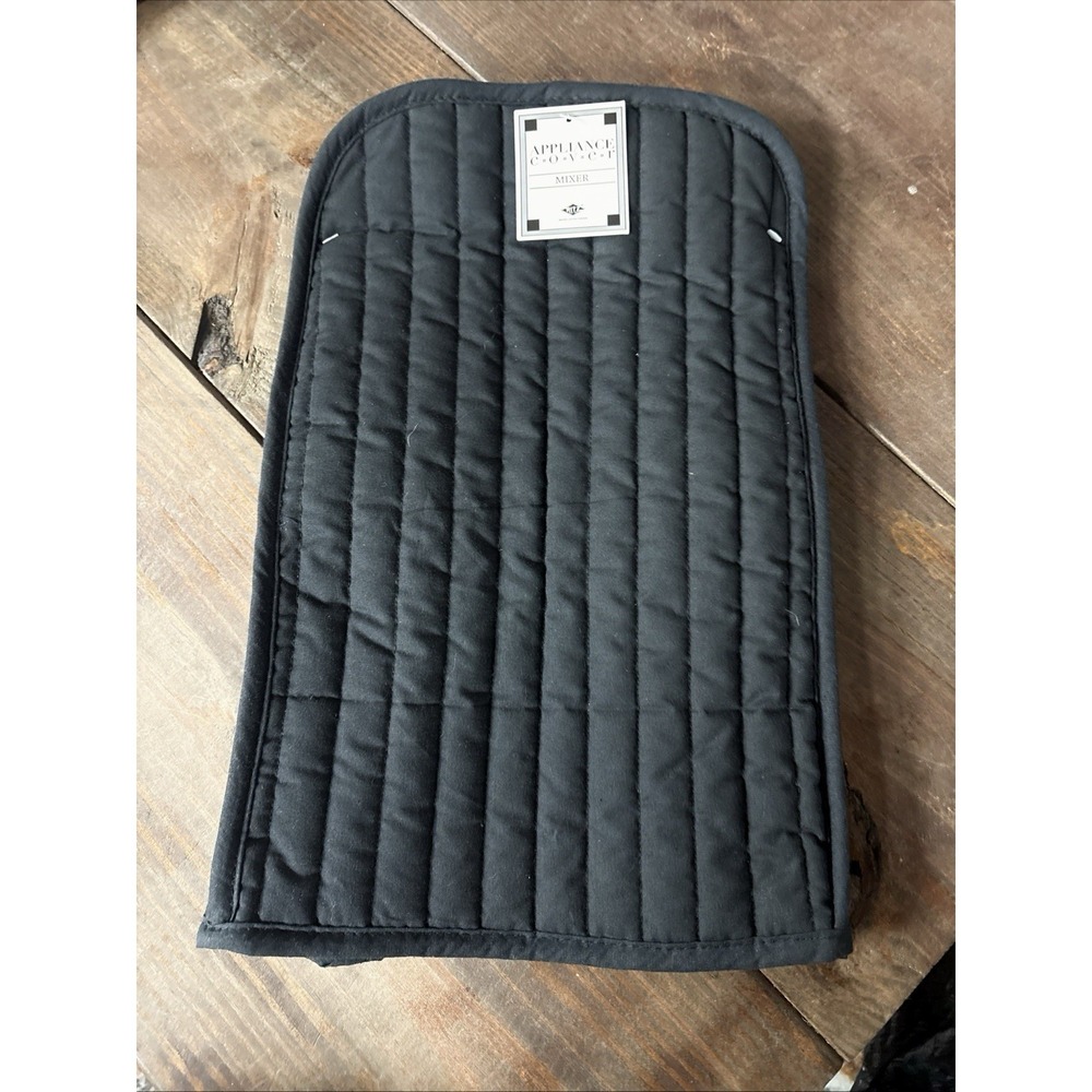 RITZ Quilted Kitchen Appliance Cover Protector Mixer 18"H X 11" W Black NEW!!